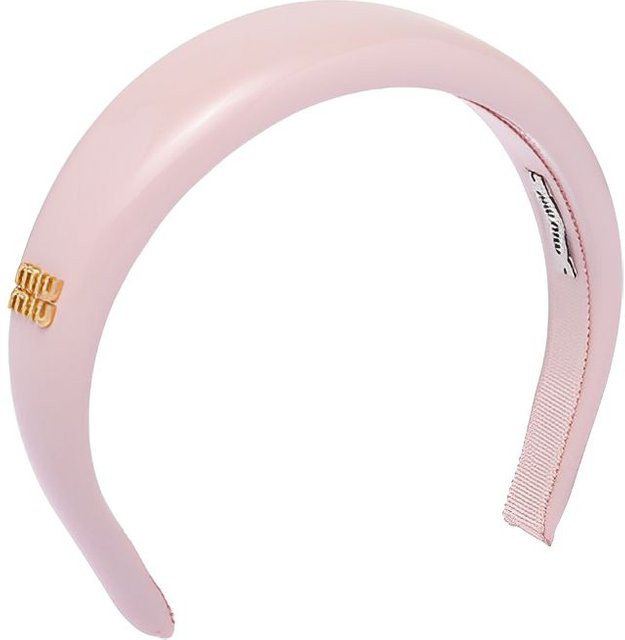 Miu Miu Stirnband, Metall, Rosa, Damen - Bild 1