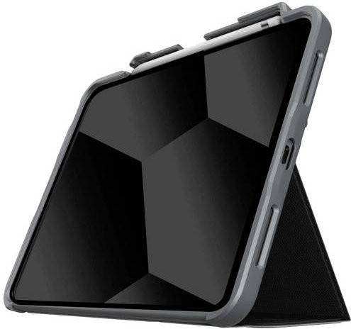 STM Goods Dux Plus Tablet-Cover für Apple iPad 10.9 (10. Gen, 2022) und iPad 10.9 (A16, 2025), Schwarz/Transparent - Bild 1