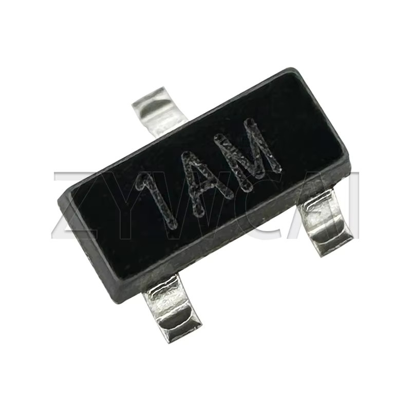 ZYWCAI Transistor Set SOT-23 BJT NPN und PNP Typen MMBT3904 MMBT5401 MMBT5551 MMBT3906 in Schwarz, 50 Stück - Bild 2