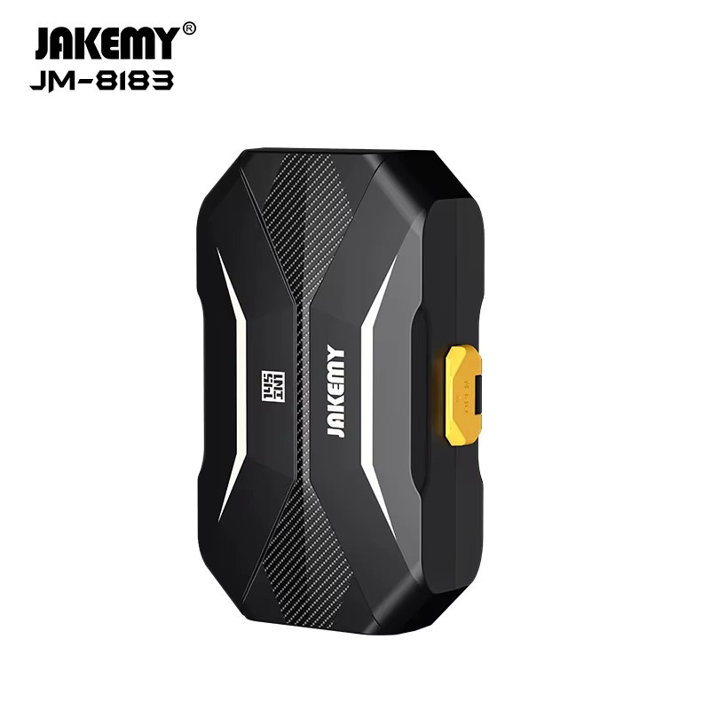 Jakemy JM-8183 Präzisions-Schraubendreher-Set 145 in 1 mit magnetischen CR-V Bits in Schwarz für Handy, Computer und Tablet Reparaturen - Bild 2