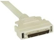 InLine SCSI II Kabel 50pol mini Sub D Stecker auf Stecker in Weiß, Länge: 2 m - Bild 1