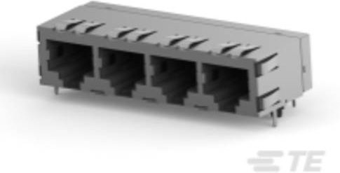 TE Connectivity High Performance Mod Jacks 5406203-3 in Schwarz - Bild 1