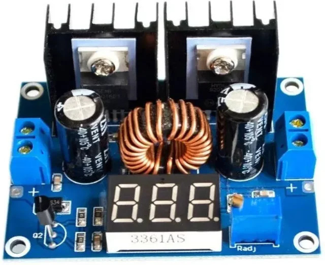 XH-M404 Digitaler DC-Spannungsregler XL4016E1 mit Digitalanzeige, 8A, Blau - Bild 1