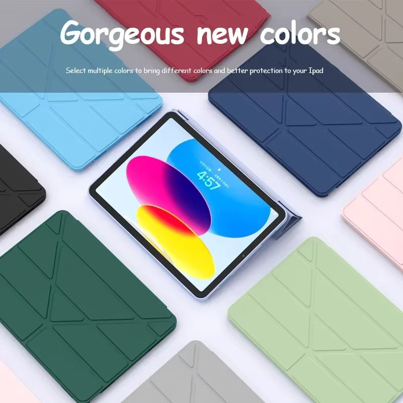 Samsung Galaxy Tab Schutzhülle aus Leder mit Y-Fold Standfunktion in Schwarz für Galaxy Tab A11 Plus, S11, S10 Lite, FE, A9 Plus, A8 und A7 Lite - Bild 5