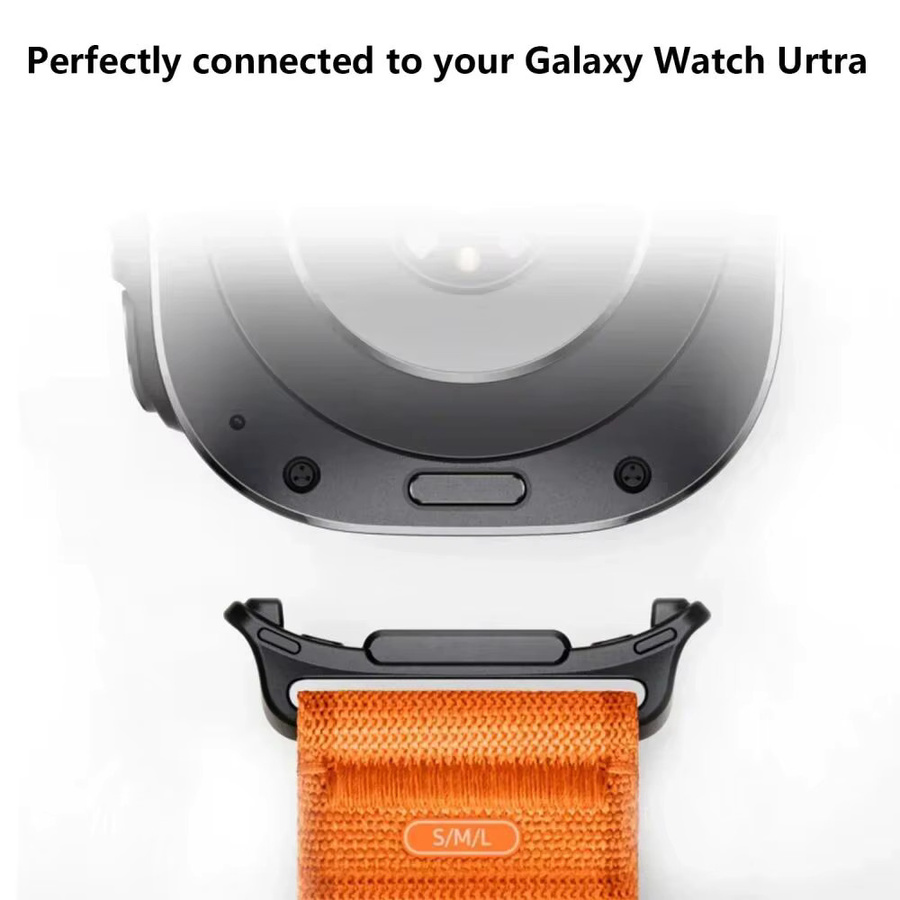 Samsung Uhrenarmband Nylon, orange, Unisex - Bild 4