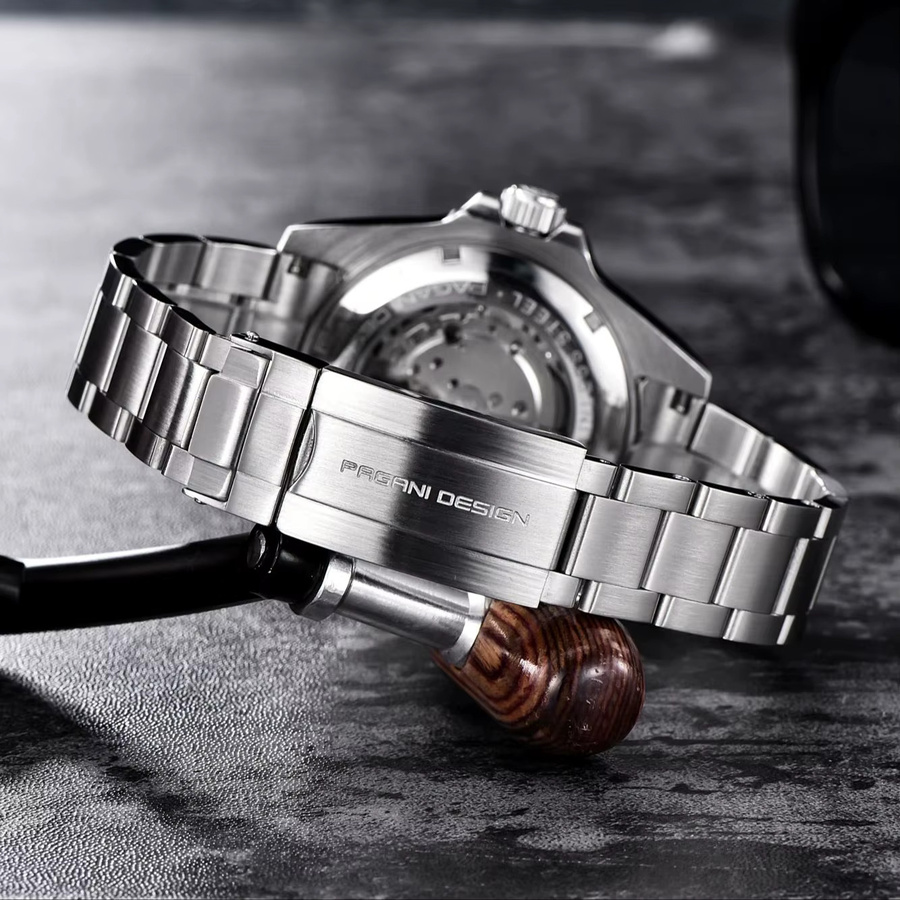 PAGANI DESIGN Armbanduhr Automatik, Edelstahl, Saphirglas, 10 ATM, Herren - Bild 5