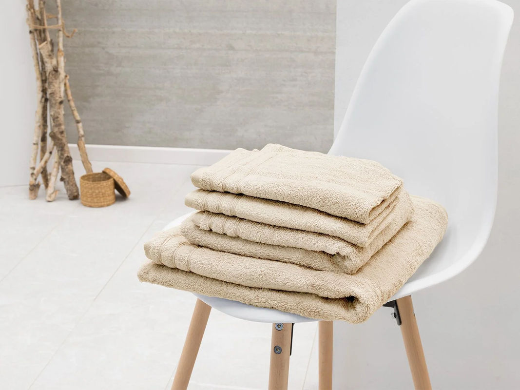 KLEINE WOLKE Gästetuch Royal aus Baumwolle in Sandbeige, B/H: 30 x 50 cm - Bild 2