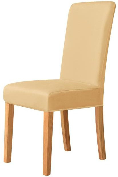 Wasserdichter und elastischer Stuhlbezug von LEVIVEI in Beige für Esszimmerstühle - Bild 1