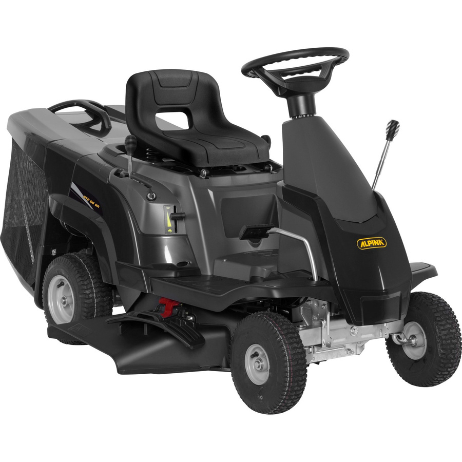 Alpina Garten Benzin Rasentraktor AT2 66 QA in Schwarz mit 3,6 kW und 66 cm Schnittbreite - Bild 2