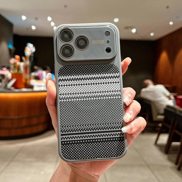 BETYF Magnetische iPhone Schutzhülle mit Fenster in Grau für iPhone 12 Pro Max und weitere Modelle, Stoßfeste Handyhülle - Bild 1