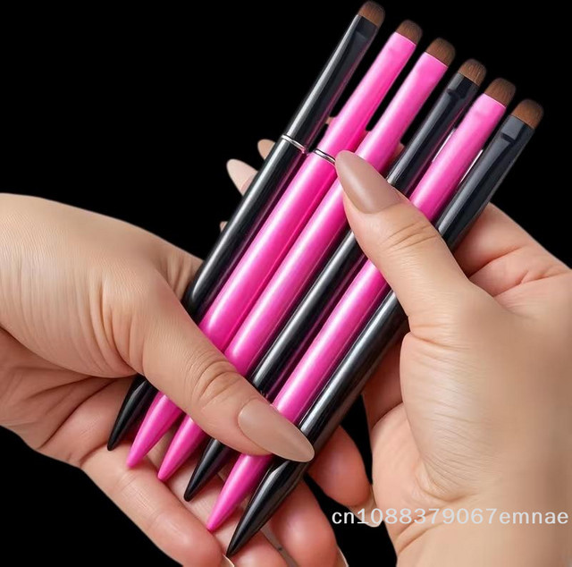ZYAS Nagelbürste, Schwarz, für Gel- und Acrylnägel - Bild 1