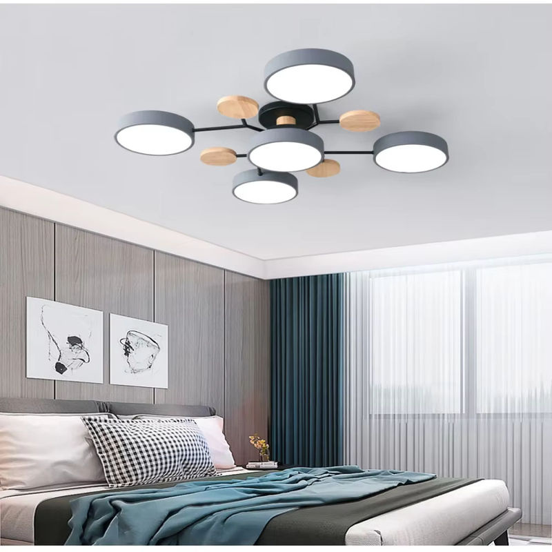 IRALAN Moderne LED-Deckenleuchte in Ringform, runder Deckenleuchter mit 3 Farbmodi für Wohnzimmer und Schlafzimmer, Schwarz/Weiß - Bild 3