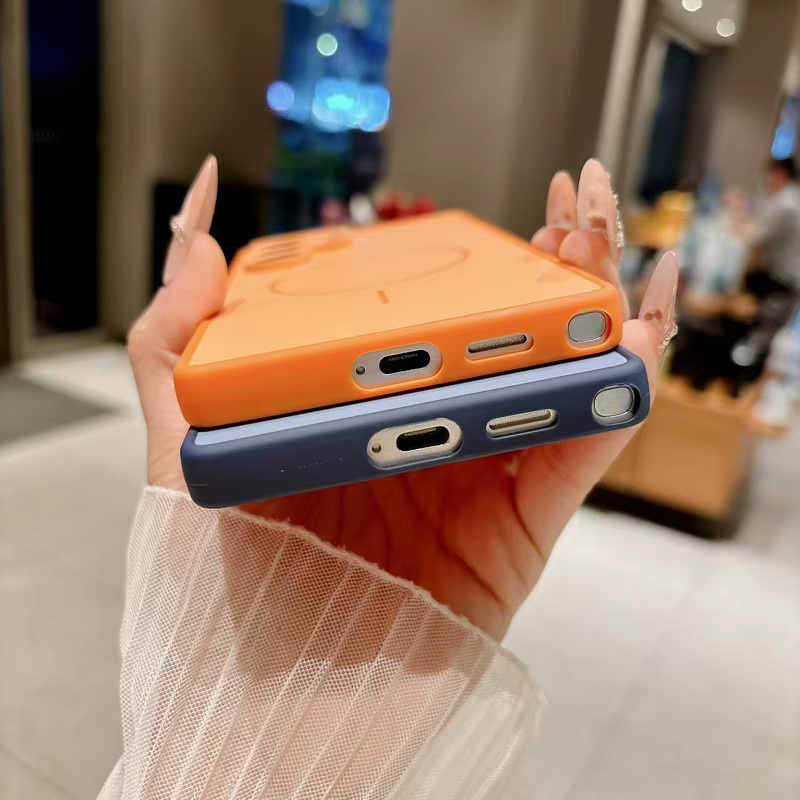 Magnetische TPU-Handyhülle für Samsung Galaxy S26 S25 S24 S23 S22 Ultra und weitere Modelle, MagSafe kompatibles Cover in Schwarz und Multicolour - Bild 2