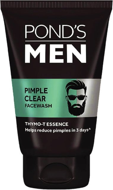 Pond's Men Pimple Clear Gesichtswaschgel, 100g, für fettige Haut, mit Salicylsäure - Bild 1