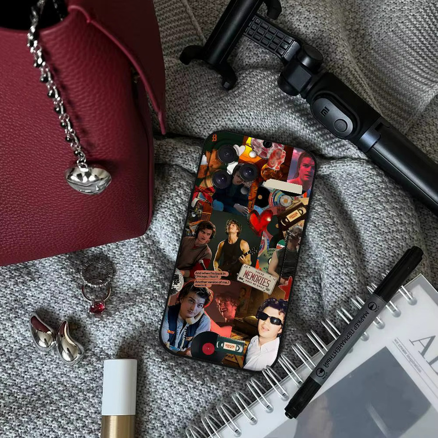 Handyhülle mit J-Joe Keery Motiv für Apple iPhone 11 bis 17 Pro Max Plus Mini, weiche TPU Hülle, Multicolor - Bild 3