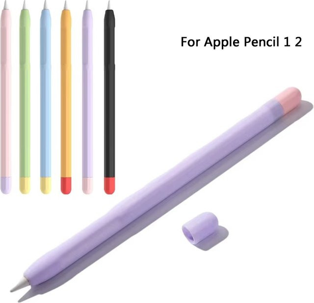 Silikon Schutzhülle für Apple Pencil 1. und 2. Generation, rutschfeste Abdeckung für deinen Tablet-Stift - Bild 1