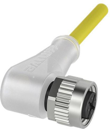 Balluff BCC08L5 Sensor-Aktor-Anschlussleitung mit gewinkelter Buchse, 5 Pol, gelb/mehrfarbig, 5,00 m - Bild 1