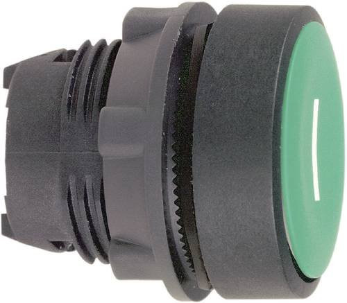 Schneider Electric ZB5AA334 Drucktaster-Frontelement mit 1 Taste zur Druckentriegelung in Grün und Weiß - Bild 1