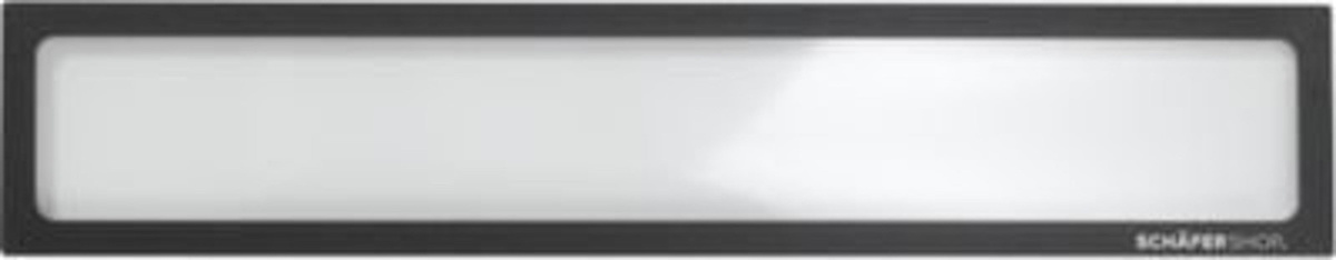 Schäfer Shop Select Magnetrahmen für Überschriften in Schwarz, 4er Set mit UV-beständiger PET-Folie - Bild 1