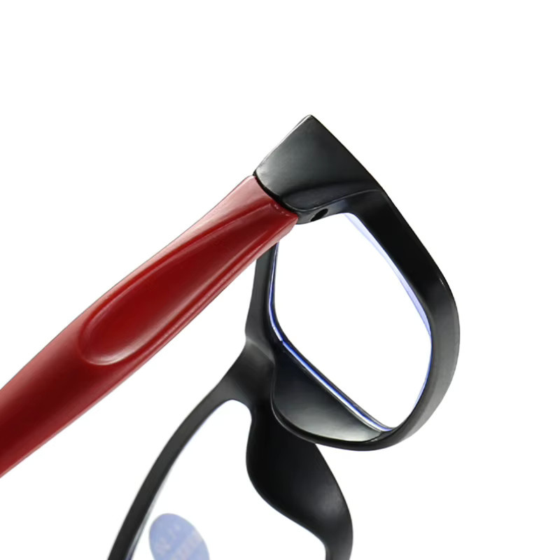 Herren Lesebrille MDOD, Vollrand, rechteckig, schwarz, Kunststoff - Bild 2
