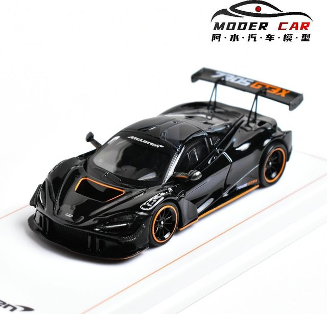 TSM MODEL 720S GT3 X Druckguss-Modellauto, 1:64, Schwarz, Metall - Bild 1