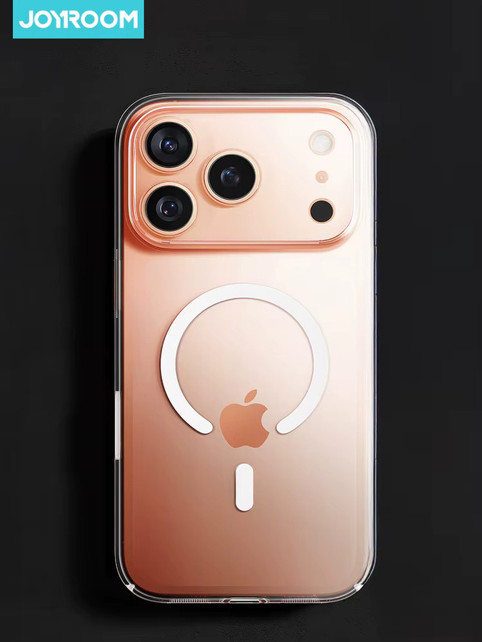Joyroom Magnetische Matte Hülle für iPhone 17 Pro Max und iPhone 16 Pro, Stoßfeste Transparente Abdeckung mit Unterstützung für kabelloses Laden - Bild 7