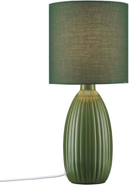 PR Home Uno Tischleuchte aus Keramik in Grün, B: 16 cm, T: 37 cm, H: 37 cm - Bild 1