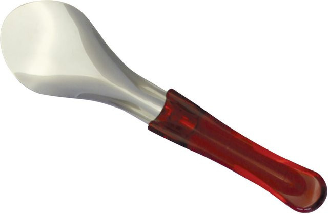 Schneider Eisspachtel mit Griff in Rot Transparent, Länge: 26 cm - Bild 1
