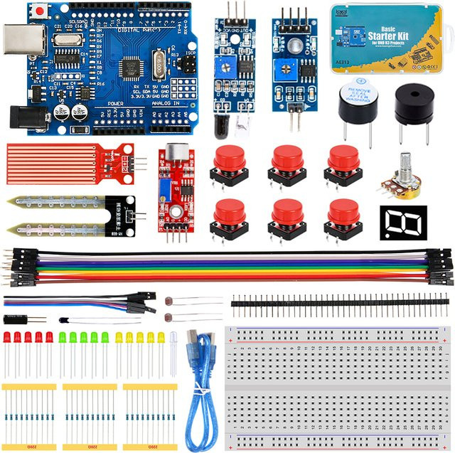KUONGSHUN Starter-Kit Programmier-Set, Lernspielzeug für Arduino Uno R3 - Bild 1