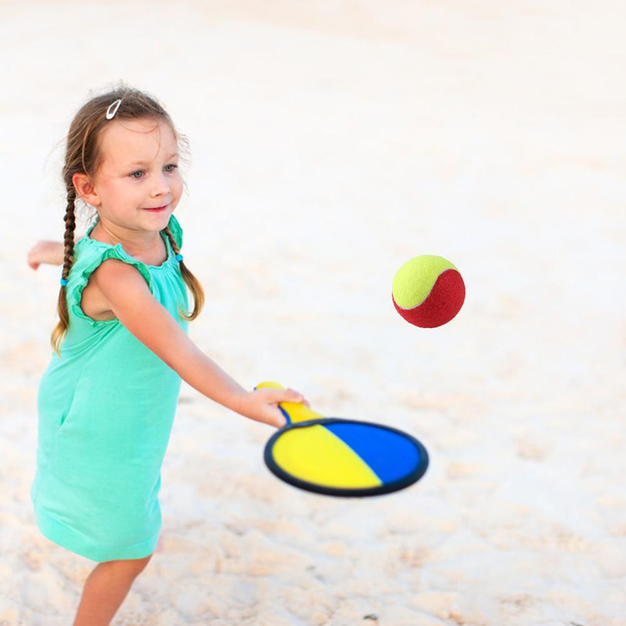Super Six Strandtennisball, weich, Gummi, Bunt / Mehrfarbig, 1-teiliges Set - Bild 2