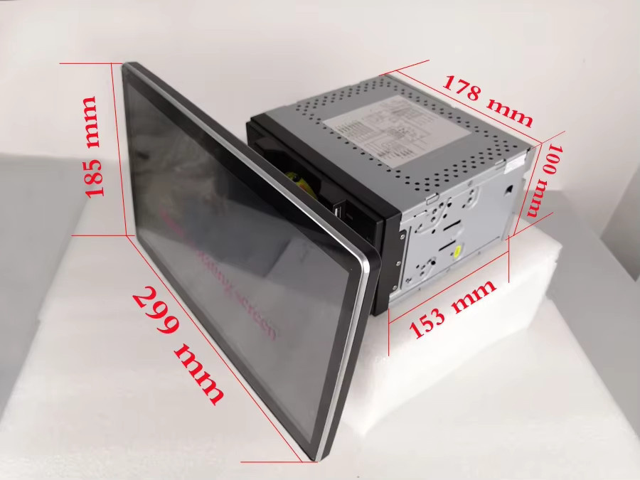 Sadocom Android Autoradio mit 12,8 Zoll IPS Display, 1080P, 6GB RAM, 128GB Speicher, WiFi und 100 Grad drehbar, Schwarz - Bild 5