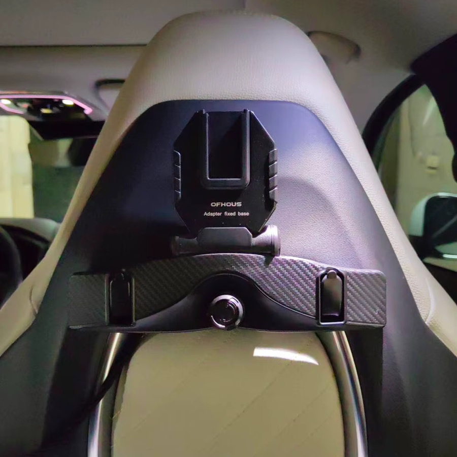 Auto-Rücksitz-Handyhalterung und Tablet-Halterung in Schwarz für BYD Seal U, Atto 3, Sealion 6, Polestar 4, LYNK&CO 01, Jetour Dashing und Zeekr 001/001FR - Bild 2