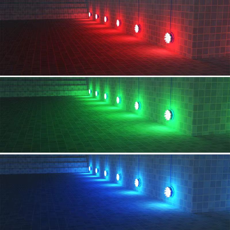 VENUSWING Solar Pool LED Licht mit Fernbedienung und Timer, RGB Farbe, IP68 Wasserdicht für Schwimmbad, Fischteich und Brunnen - Bild 4