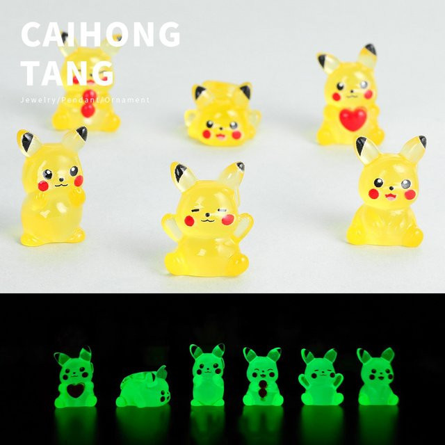 Bandai Pokémon Pikachu, Actionfiguren, 6-teiliges Set, Kunststoff - Bild 1