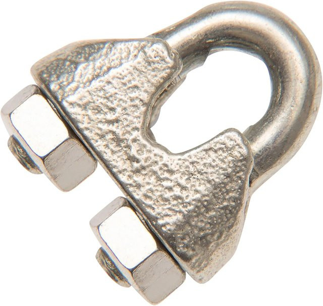 Conacord Seilklemme aus verzinktem Stahl in Silber für bis zu Ø 11 mm - Bild 1