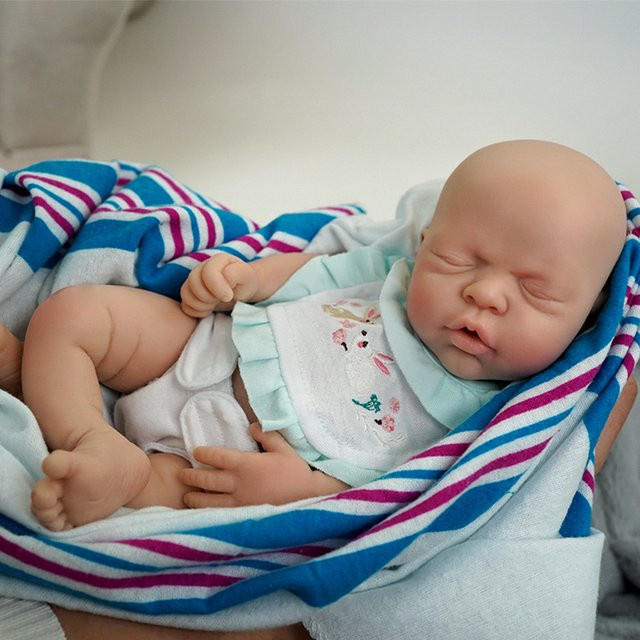 Miaio Nova Micro Preemie Vollsilikon-Babypuppe, 12", Bunt / Mehrfarbig - Bild 1