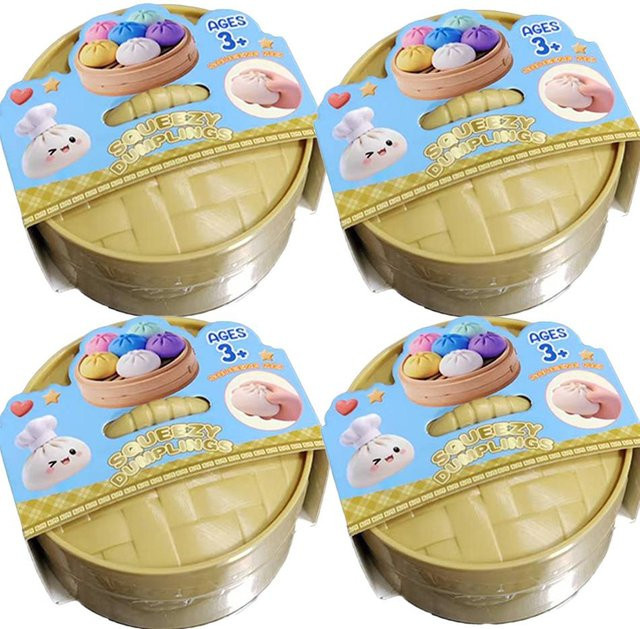 PRELEXT Squishy Knödel, Stressabbau Fidget Spielzeug, Buntes Simulationsessen - Bild 1