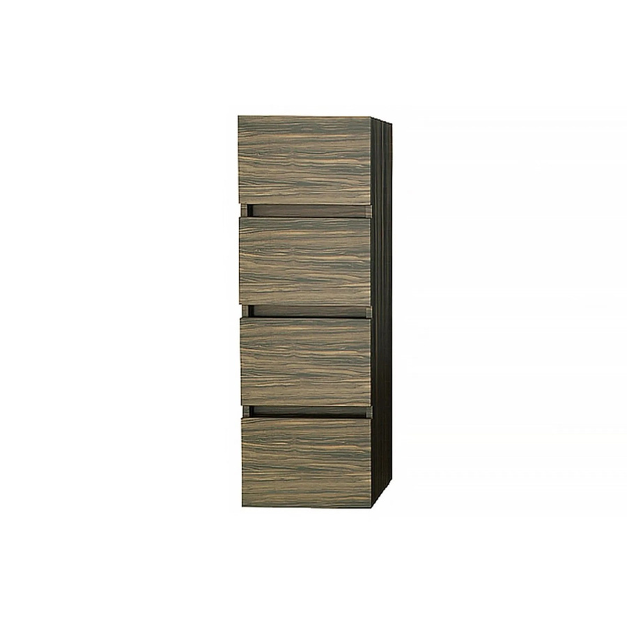 Jet-Line Badezimmer Hochschrank Kufstein in Zebraoptik Braun Schwarz, H x B x T: 120 x 40 x 35 cm - Bild 2