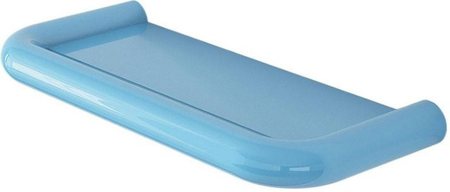 Haoming Badezimmer-Aufbewahrungsregal Toilettenartikel-Organizer aus Kunststoff, Blau - Bild 1