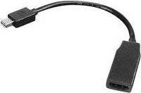 Lenovo Adapterkabel Mini DisplayPort (M) auf HDMI (W) in Schwarz, Länge: 20 cm - Bild 1
