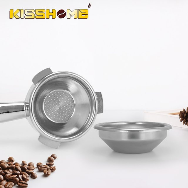 Edelstahl Kaffeefilterkorb 54 mm für Breville Sage Espressomaschinen, Silber, Barista-Zubehör ohne Druck - Bild 1