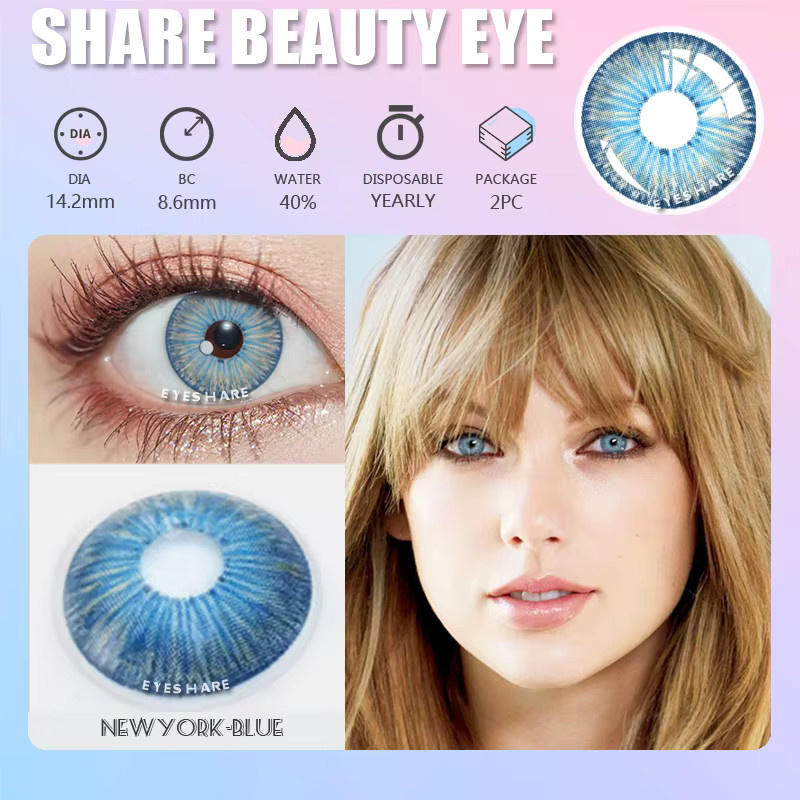 EYESHARE New York-Hazel Farbkontaktlinsen, 2 Stück - Bild 2