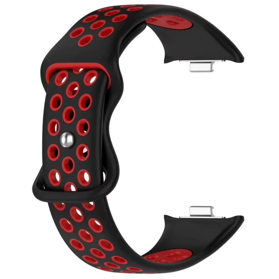 Xiaomi Uhrenarmband Silikon, Schwarz, Redmi Watch 4 5, Xiaomi Mi Band 8 9 Pro - Bild 3