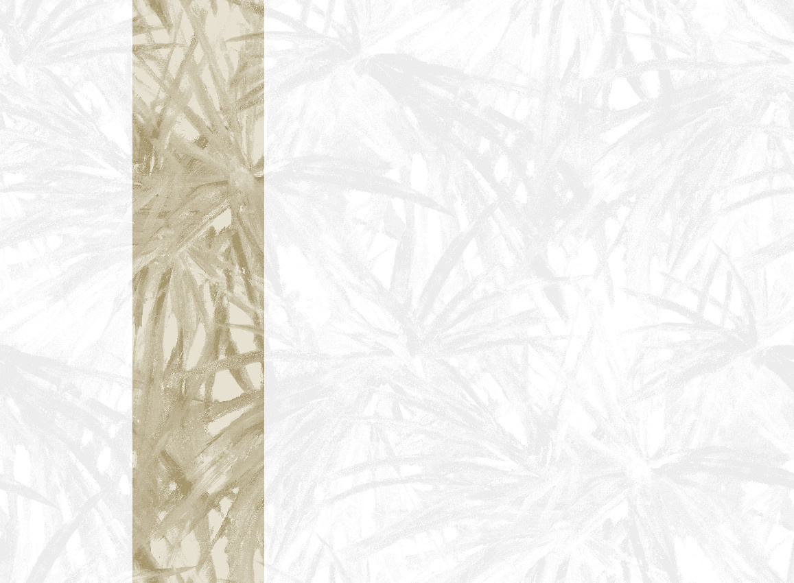 Jannelli & Volpi Mural Matira Sepia Panel 2 Wandgestaltung Floral in Beige - Bild 1