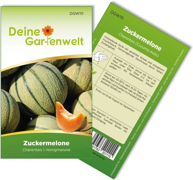 Deine Gartenwelt Charentais Zuckermelone Gemüsesamen - Bild 1