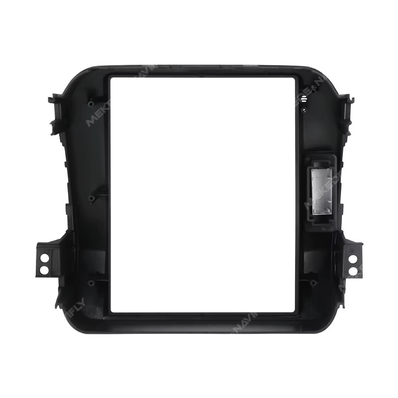 STRONGNAVI Einbaurahmen im Tesla-Stil für Kia Sportage 2011-2016, 9,7-Zoll Android Autoradio Armaturenbrett-Einbausatz mit Kabelbaum, Schwarz - Bild 2