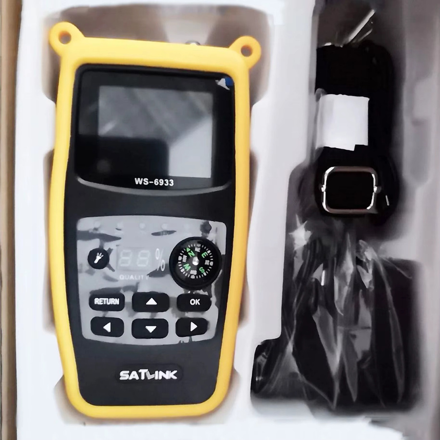 SATLINK DVB-S2/DVB-S Satellitenfinder Signaltester Detektor in Schwarz und Gelb - Bild 4