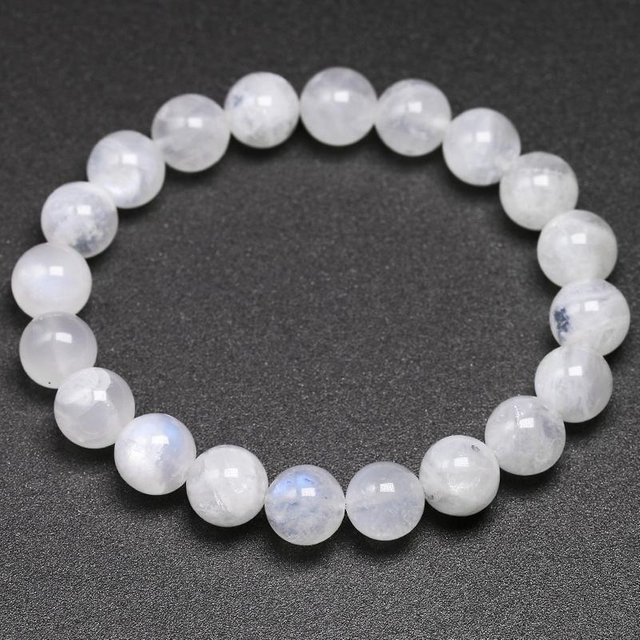 Wucifang Jewelry Armband, Regenbogen-Mondstein, Perlen, Unisex, 19 cm - Bild 1
