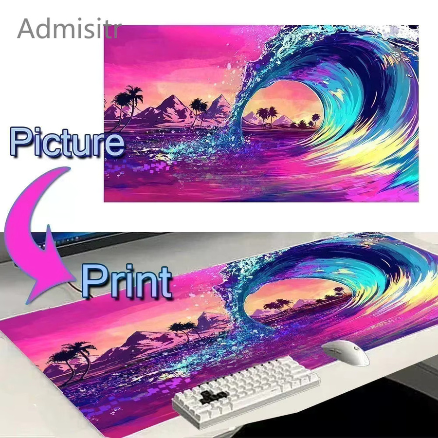 Diy Custom Playmat HD Deskmat Kawaii Anime Mauspad B/B: 100 x 50 cm - Bild 2