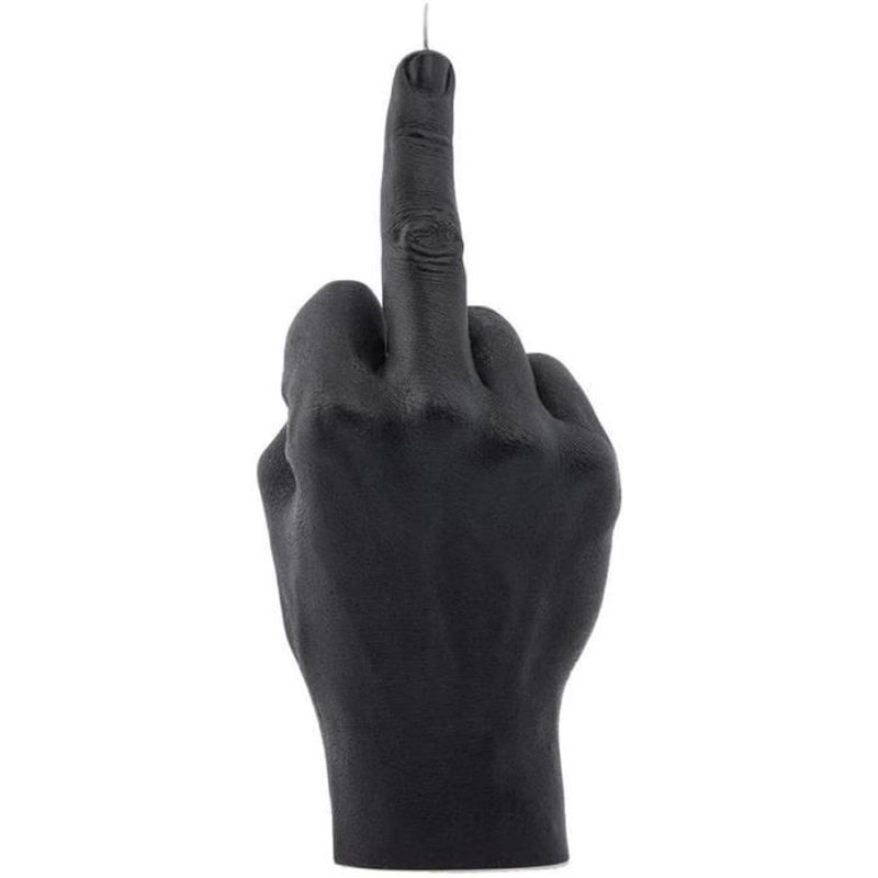 LG-EXPRO Middelvingerkaars Noir Duftkerze in Form eines Mittelfingers aus Sojawachs Schwarz - Bild 3